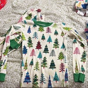 Colorful Tree Print Kids PJ set